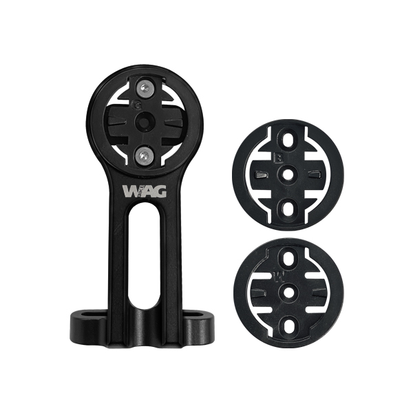 SUPPORTO ciclocomputer per attacco manubrio - compatibile Garmin/Bryton/Wahoo, nero - compatibile Garmin/Bryton/Wahoo, nero