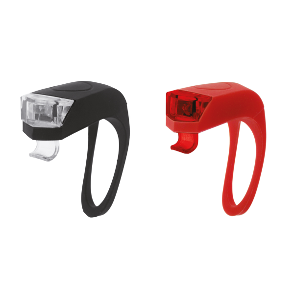 Wag Kit luci GIRINO - nero (anteriore), rosso (posteriore) - nero (anteriore), rosso (posteriore)