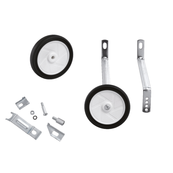 Stabilizzatori 1 FORO ATTACCO AL MOZZO PER BICICLETTE CON CAMBIO - per biciclette da 16""" a 20""", Ø ruota 130 mm - per biciclette da 16""" a 20""", Ø ruota 130 mm