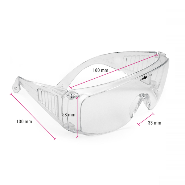 Icetoolz occhiali protettivi per officina en 166 & ansi z87.1