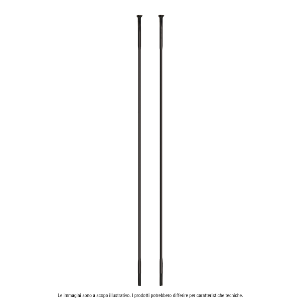 RAGGIO LEADER INOX testa I-Dritta - 300 mm, nero, confezione 100 pezzi - 300 mm, nero, confezione 100 pezzi