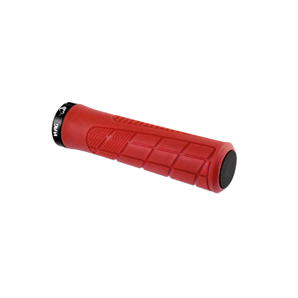 Manopole MTB PRO LOCK-ON - rosso nero - rosso nero