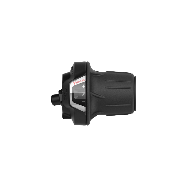 Shimano Comando cambio GRIPSHIFT SL-RV300-7R 7 velocità - 7v, collarino, con display, nero argento - 7v, collarino, con display, nero argento